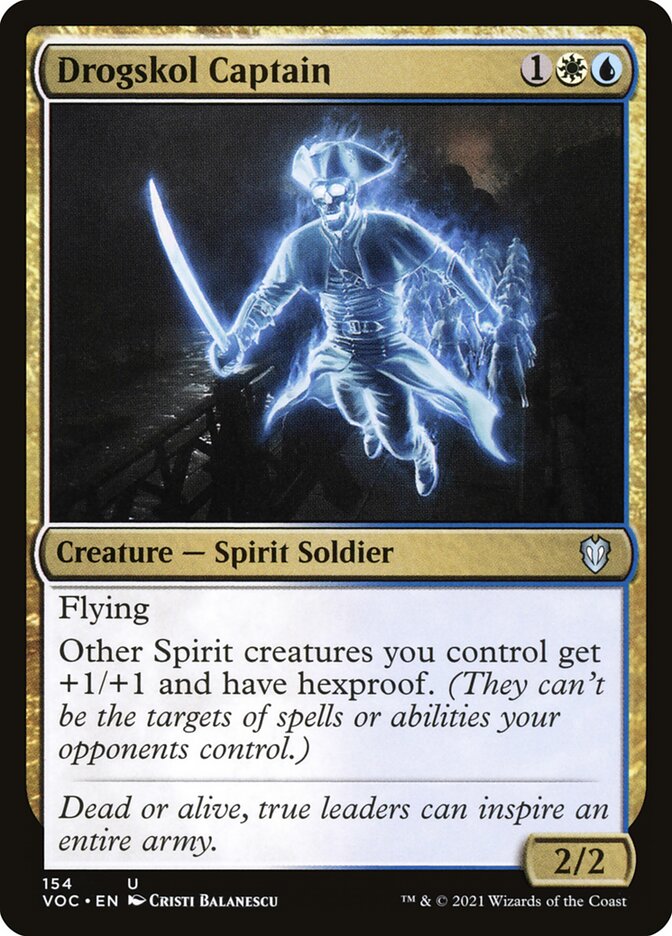 Drogskol Captain 154/38 (Commander: Innistrad: Crimson Vow)  | Good Games Modbury