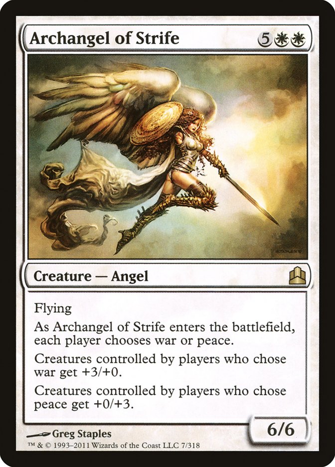 Archangel of Strife [Commander 2011] | Good Games Modbury