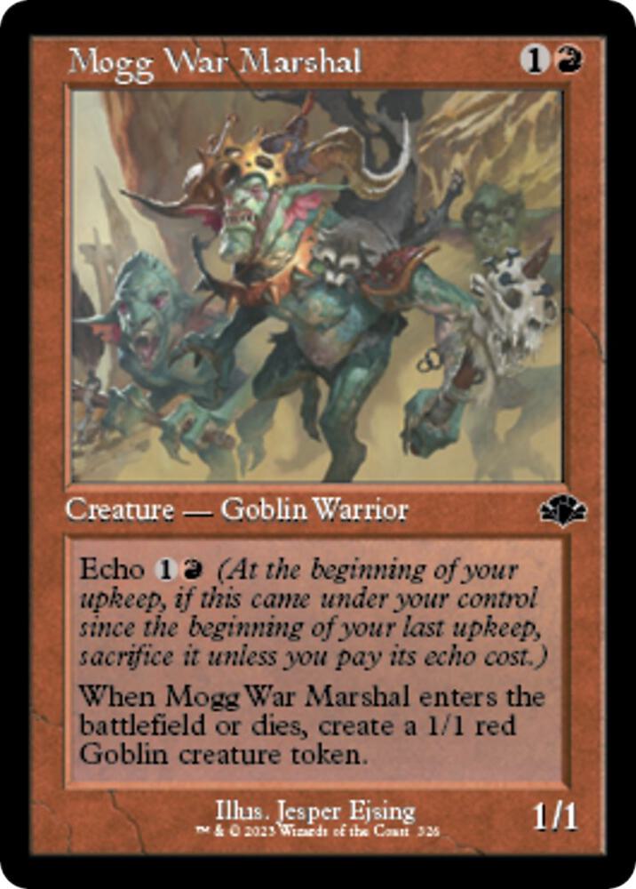 Mogg War Marshal Retro Frame 326/261 (Dominaria Remastered)  - Foil | Good Games Modbury