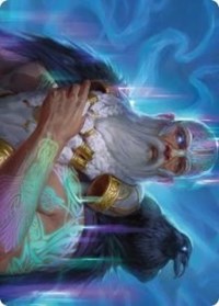 Alrund, God of the Cosmos Art Card [Kaldheim Art Series] | Good Games Modbury