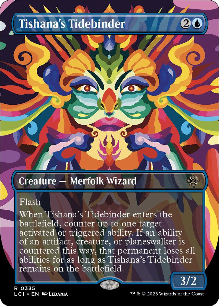 Tishanas Tidebinder 335 (The Lost Caverns of Ixalan)  - Borderless Foil | Good Games Modbury
