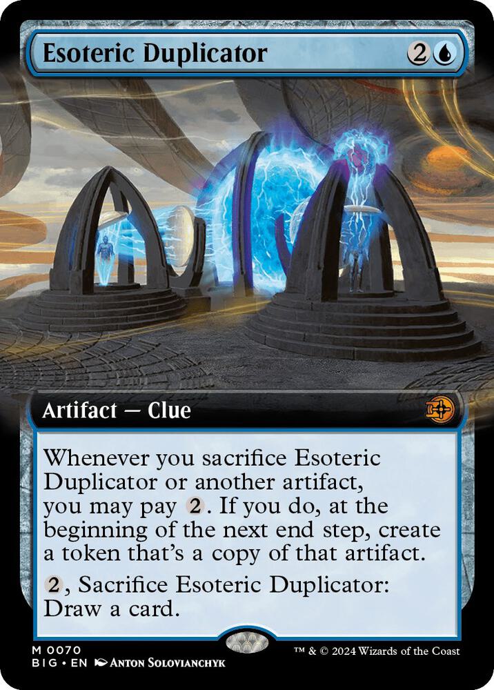 Esoteric Duplicator 70/30 (Outlaws of Thunder Junction: The Big Score)  - Extended Art | Good Games Modbury