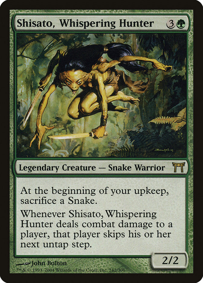 Shisato, Whispering Hunter 242/306 (Champions of Kamigawa)  | Good Games Modbury