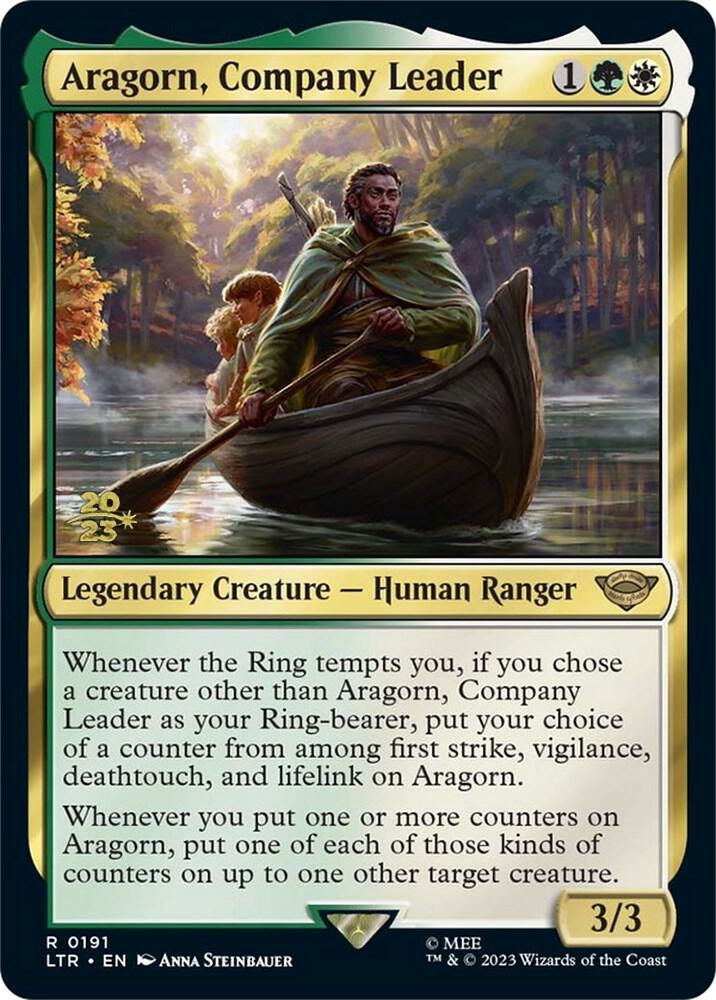 Aragorn, Company Leader 191s/86 (Prerelease Cards)  - PreRelease Foil | Good Games Modbury