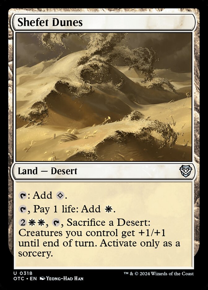 Shefet Dunes 318/342 (Commander: Outlaws of Thunder Junction)  | Good Games Modbury