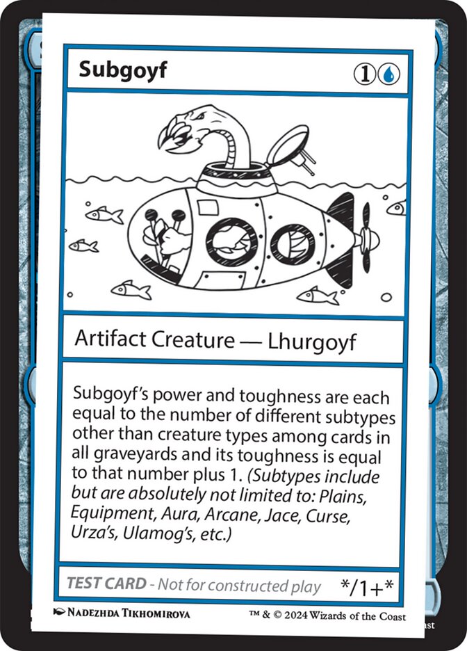 Subgoyf 536/390 (Mystery Booster 2 Playtest Cards)  | Good Games Modbury