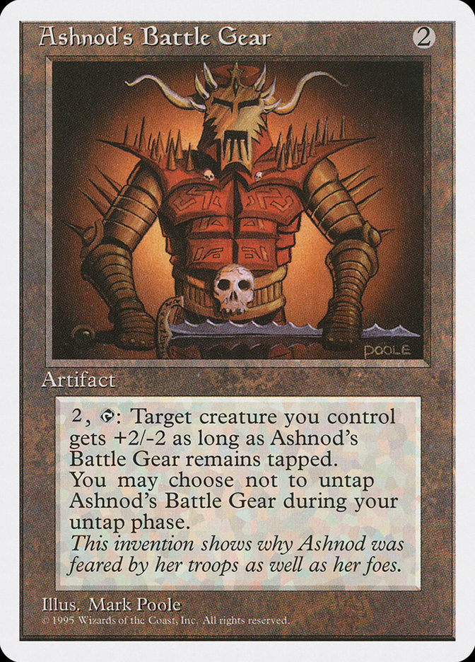 Ashnod's Battle Gear 296/378 (Fourth Edition)  | Good Games Modbury