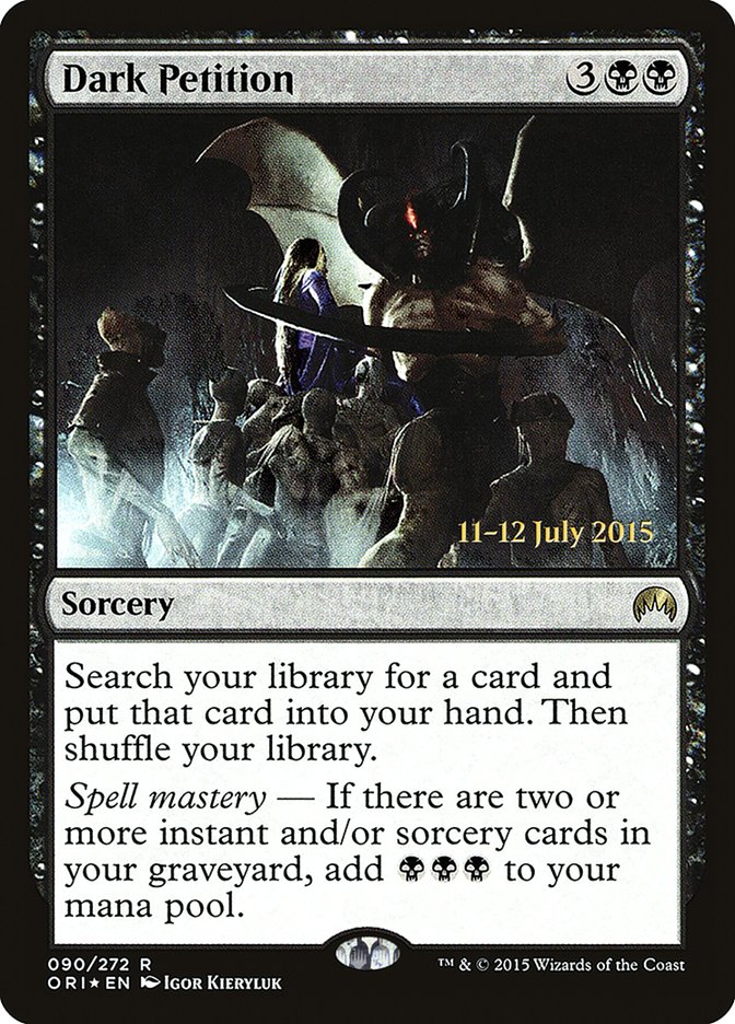 Dark Petition [Magic Origins Prerelease Promos] | Good Games Modbury