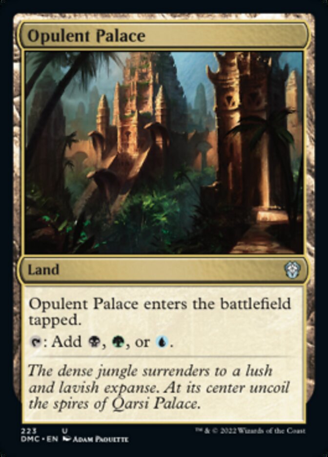 Opulent Palace [Dominaria United Commander] | Good Games Modbury