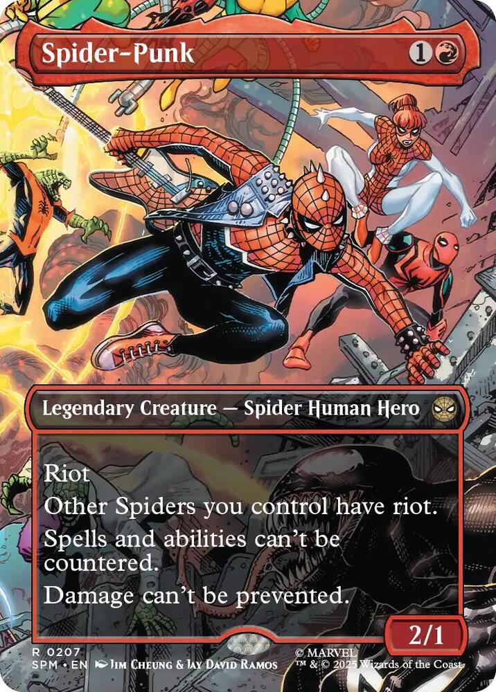 Spider-Punk 207/198 (Marvel's Spider-Man)  - Borderless | Good Games Modbury