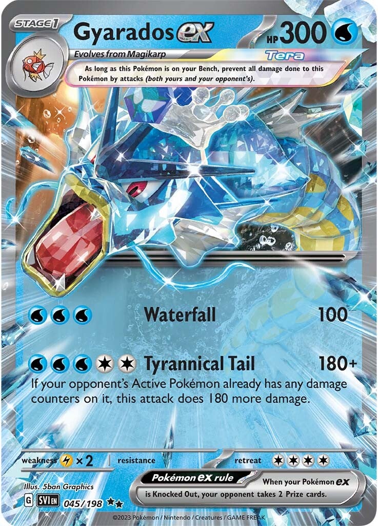 Gyarados ex (045/198) [Scarlet & Violet: Base Set] | Good Games Modbury