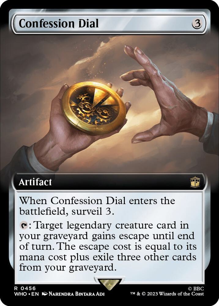 Confession Dial 456/331 (Universes Beyond: Doctor Who)  - Extended Art Foil | Good Games Modbury