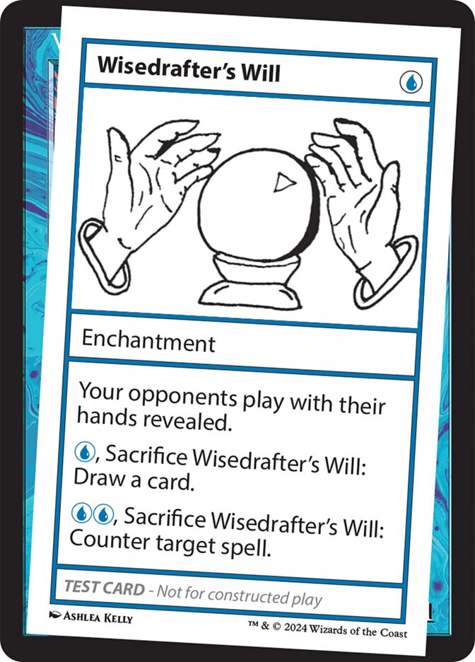Wisedrafter's Will 539/390 (Mystery Booster 2 Playtest Cards)  | Good Games Modbury
