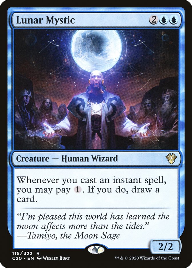 Lunar Mystic 115/322 (Commander 2020)  | Good Games Modbury