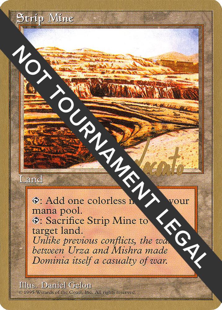 Strip Mine 1996 Michael Loconto 4ED ml363/308 (World Championship Decks)  | Good Games Modbury