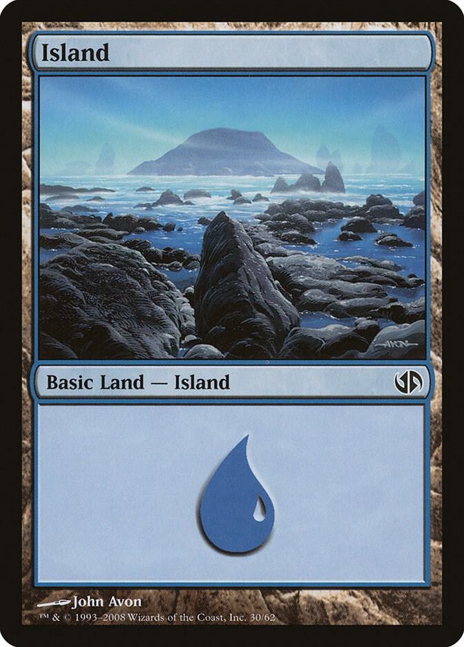 Island 30/62 (Duel Decks: Jace vs. Chandra)  | Good Games Modbury