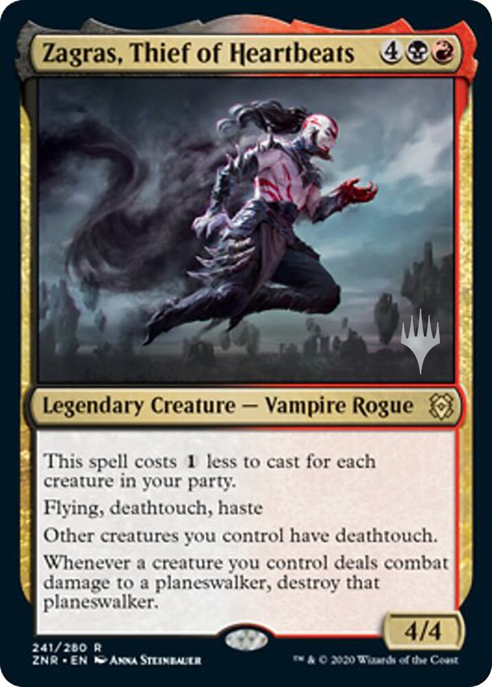Zagras Thief of Heartbeats 241 (Promo Pack: Zendikar Rising)  - Foil | Good Games Modbury