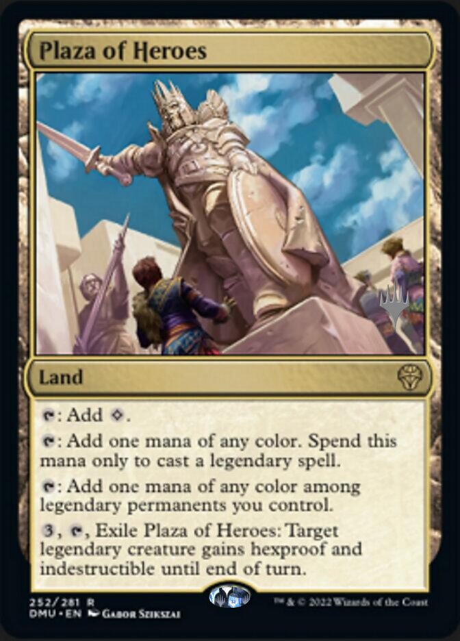 Plaza of Heroes (Promo Pack) [Dominaria United Promos] | Good Games Modbury
