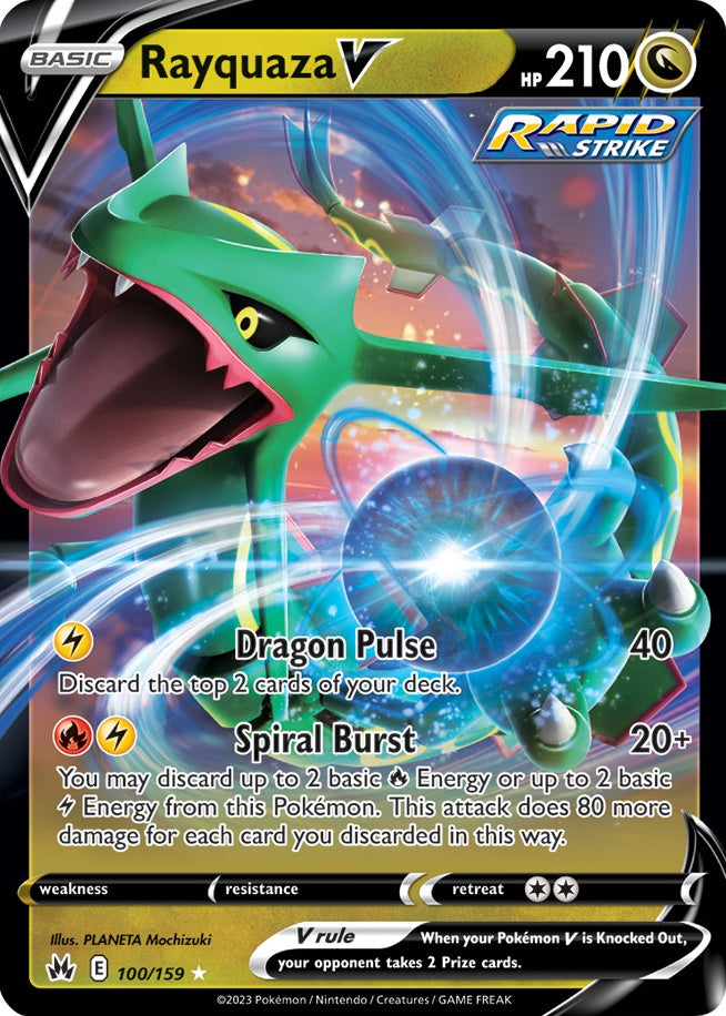 Rayquaza V 100/159 (Jumbo Card) [Sword & Shield: Evolving Skies] | Good Games Modbury