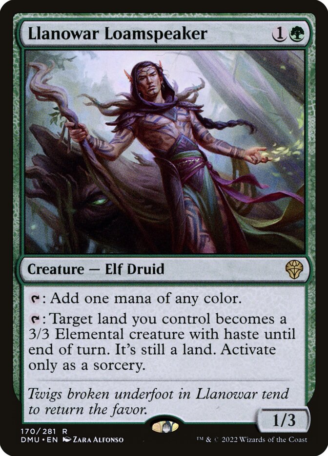 Llanowar Loamspeaker 170 (Dominaria United)  | Good Games Modbury