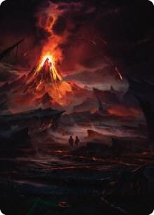 Valley of Gorgoroth Art Card 80 (Art Series: Universes Beyond: The Lord of the Rings: Tales of Middle-earth)  | Good Games Modbury