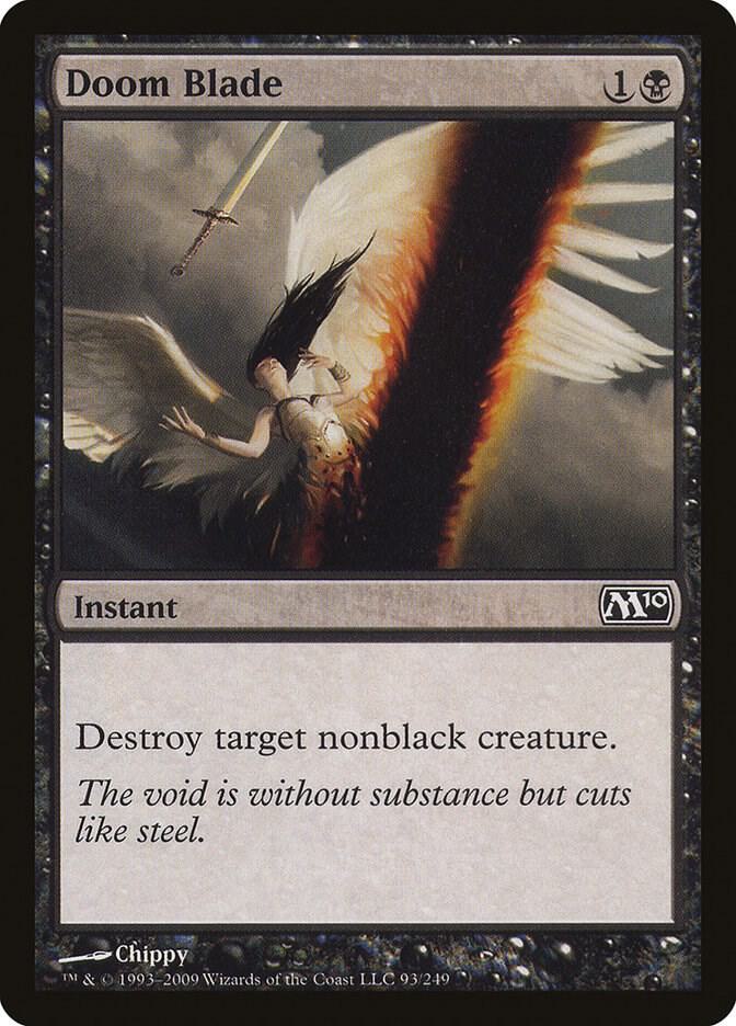 Doom Blade 93/249 (Magic 2010 (M10))  - Foil | Good Games Modbury