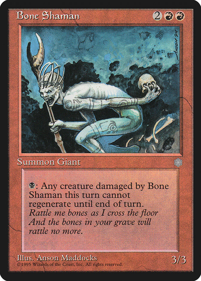 Bone Shaman 176/383 (Ice Age)  | Good Games Modbury