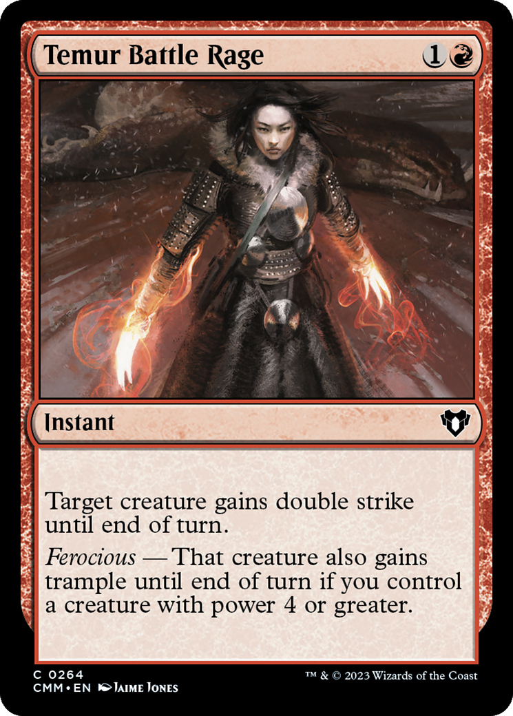 Temur Battle Rage [Commander Masters] | Good Games Modbury