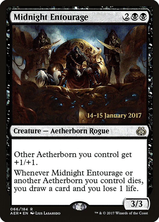 Midnight Entourage [Aether Revolt Prerelease Promos] | Good Games Modbury