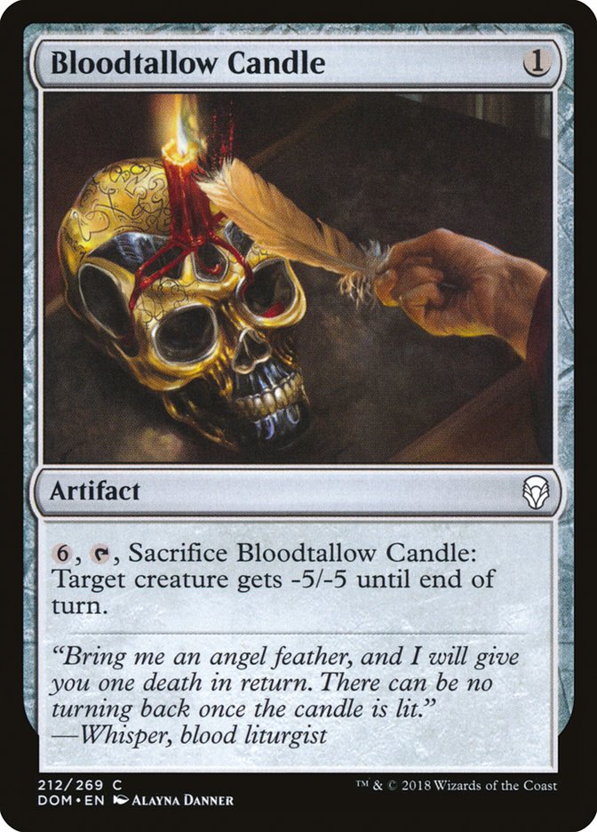 Bloodtallow Candle 212/269 (Dominaria)  | Good Games Modbury