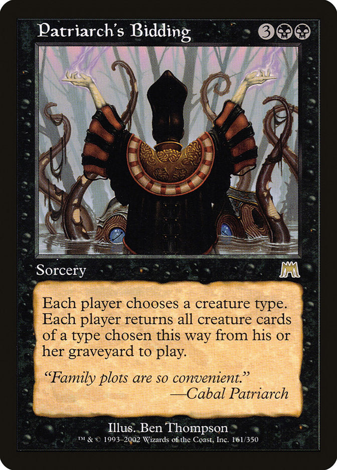 Patriarch's Bidding [Onslaught] | Good Games Modbury