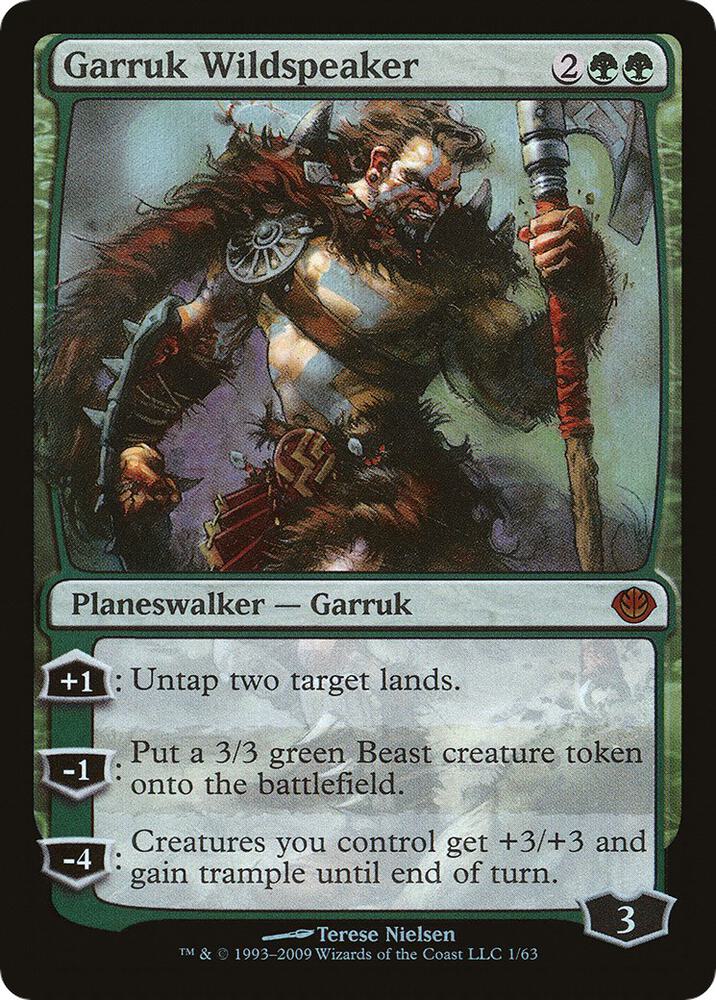 Garruk Wildspeaker 1/63 (Duel Decks: Garruk vs. Liliana)  - Foil | Good Games Modbury
