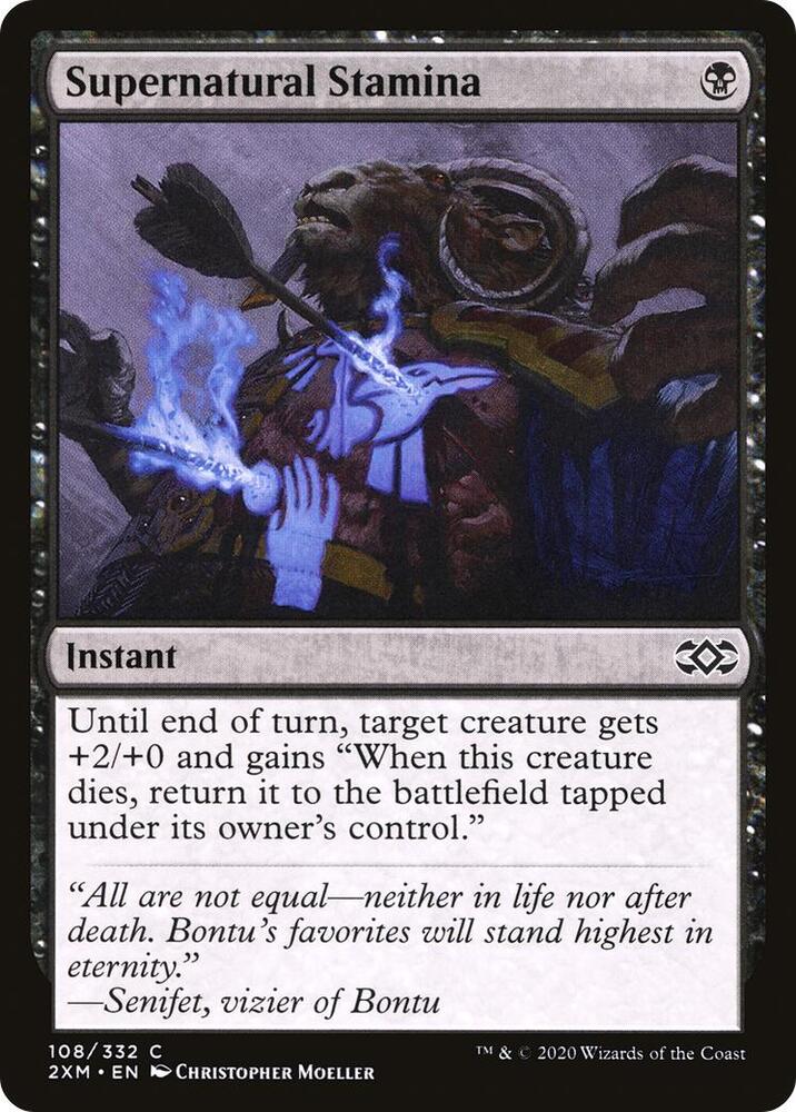 Supernatural Stamina 108/332 (Double Masters)  - Foil | Good Games Modbury
