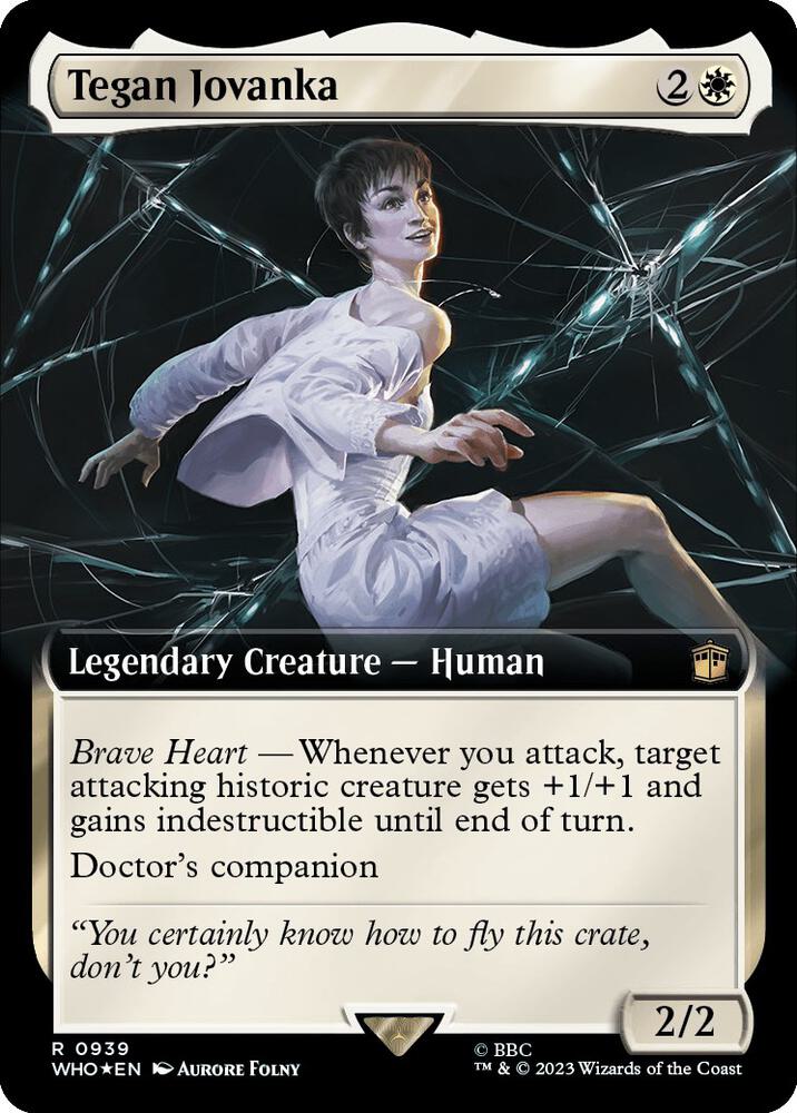 Tegan Jovanka 939/331 (Universes Beyond: Doctor Who)  - Extended Art Surge Foil | Good Games Modbury