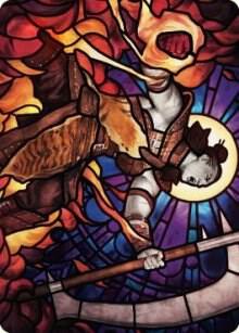 Garna Bloodfist of Keld Art Card 71 (Art Series: Dominaria United)  | Good Games Modbury