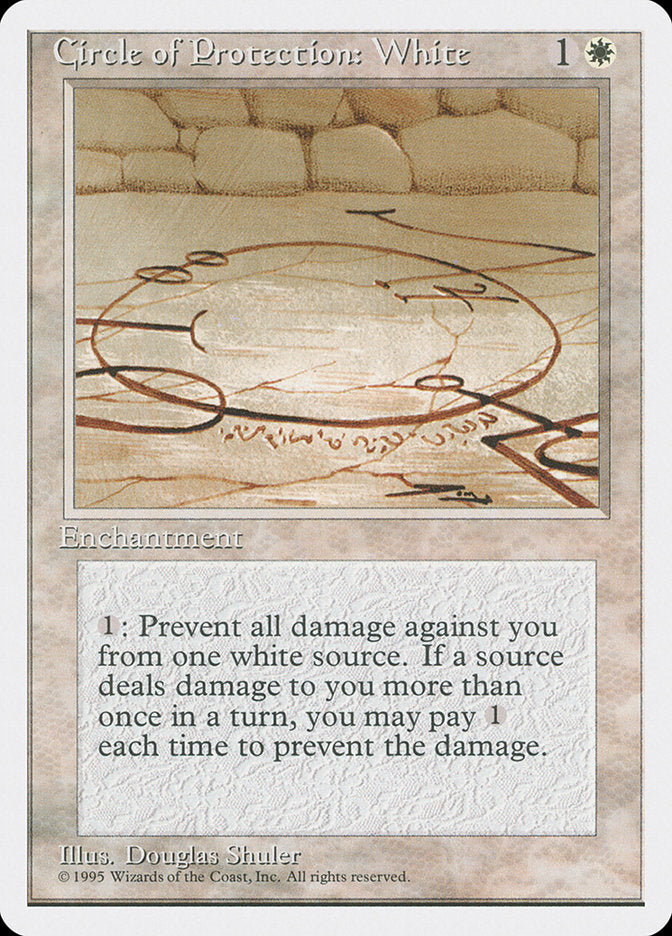 Circle of Protection: White [Fourth Edition] | Good Games Modbury