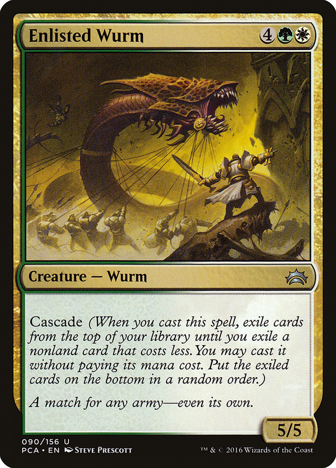 Enlisted Wurm 90/156 (Planechase Anthology)  | Good Games Modbury