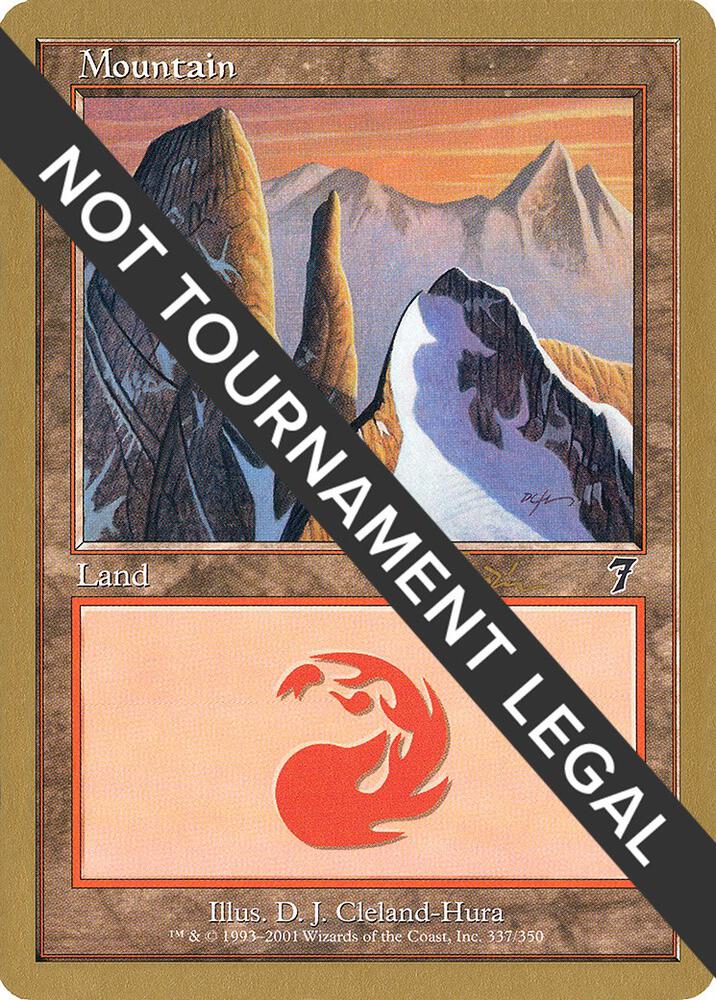 Mountain 337 2001 Jan Tomcani 7ED jt337/138 (World Championship Decks)  | Good Games Modbury