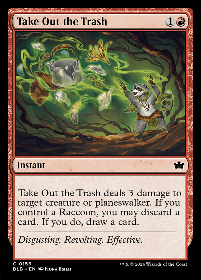 Take Out the Trash 156 (Bloomburrow)  - Foil | Good Games Modbury
