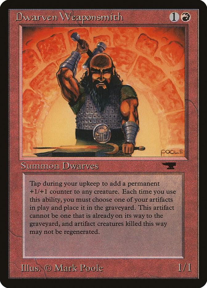 Dwarven Weaponsmith 25/100 (Antiquities)  | Good Games Modbury