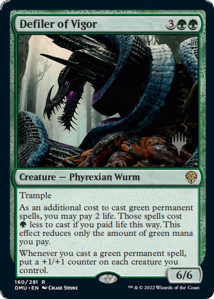 Defiler of Vigor 160p/161 (Promo Pack: Dominaria United)  - Foil | Good Games Modbury