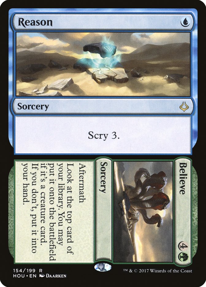 Reason // Believe 154/199 (Hour of Devastation)  - Foil | Good Games Modbury
