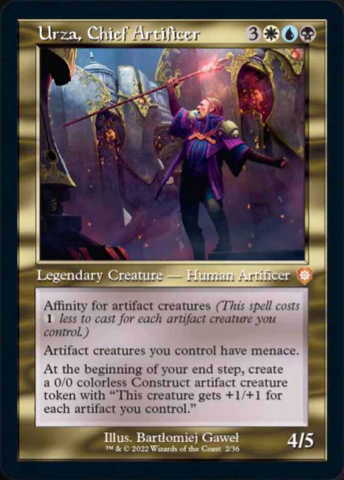 Urza, Chief Artificer (002) (Retro) [The Brothers' War Commander] | Good Games Modbury