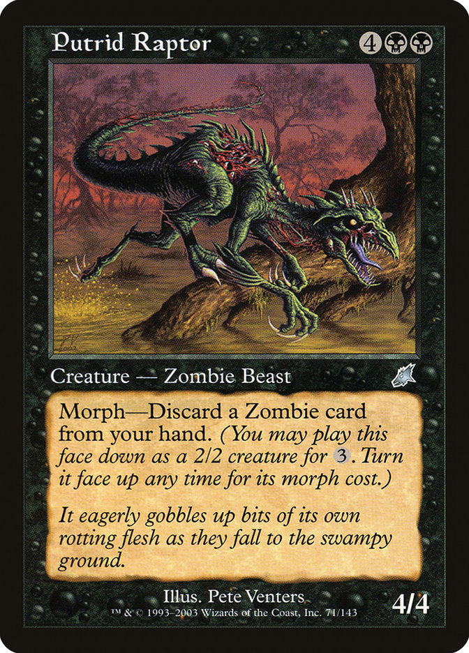Putrid Raptor 71/143 (Scourge)  | Good Games Modbury