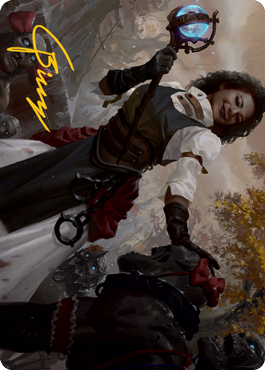 Skaab Wrangler Art Card (Gold-Stamped Signature) [Innistrad: Midnight Hunt Art Series] | Good Games Modbury