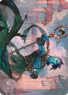 Haughty Djinn Art Card 15 (Art Series: Dominaria United)  | Good Games Modbury