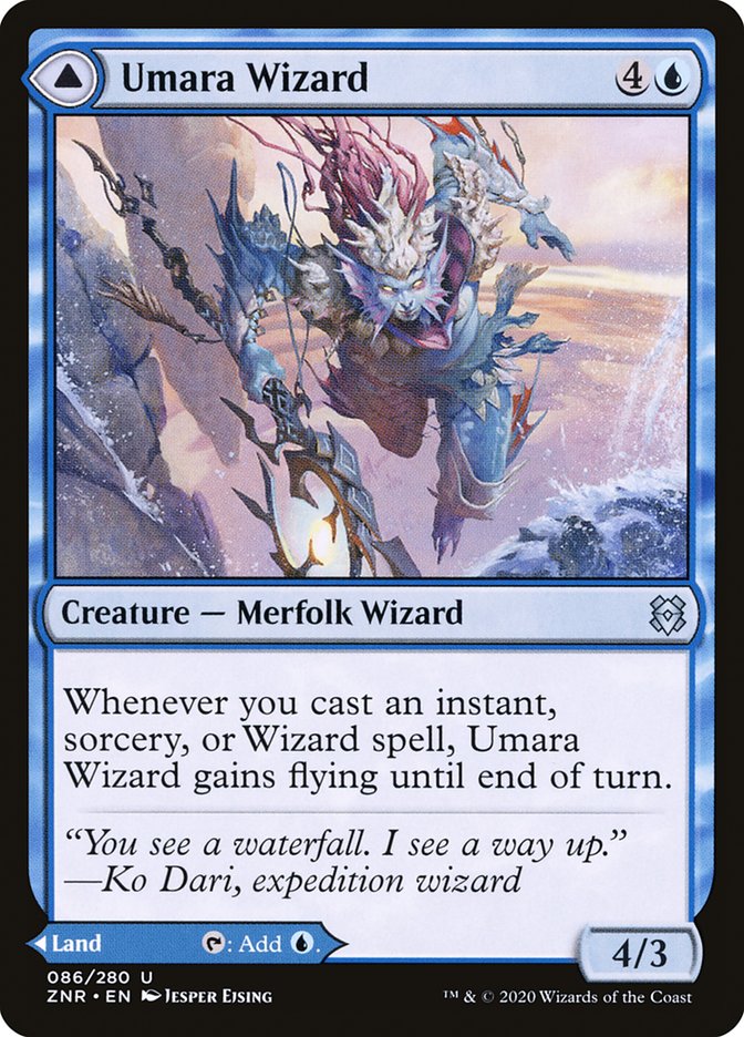 Umara Wizard // Umara Skyfalls 86/280 (Zendikar Rising)  | Good Games Modbury