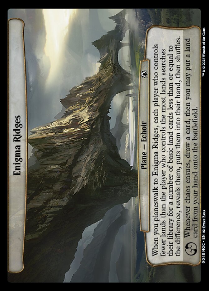 Enigma Ridges 48/79 (Planechase: March of the Machine)  | Good Games Modbury