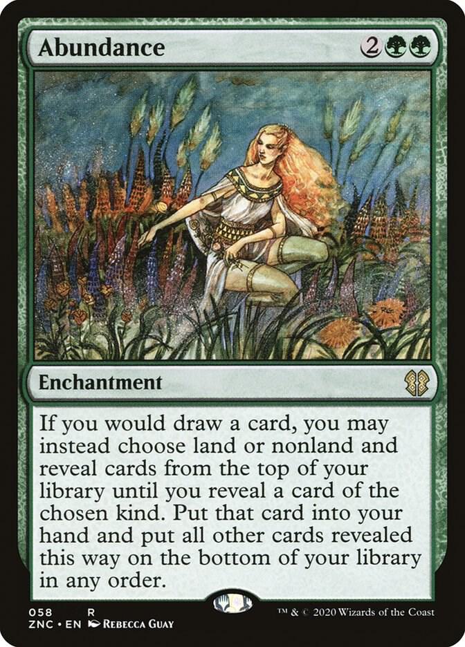 Abundance 58/142 (Commander: Zendikar Rising)  | Good Games Modbury