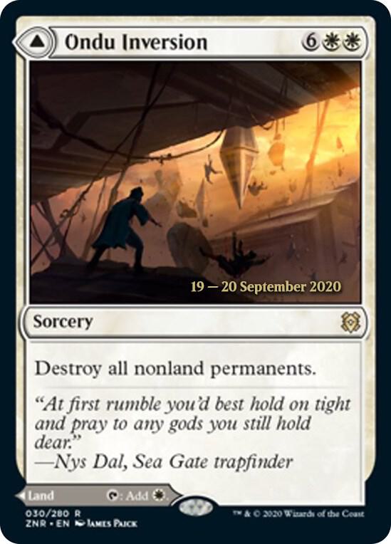 Ondu Inversion 30s/169 (Prerelease Cards)  - Foil | Good Games Modbury